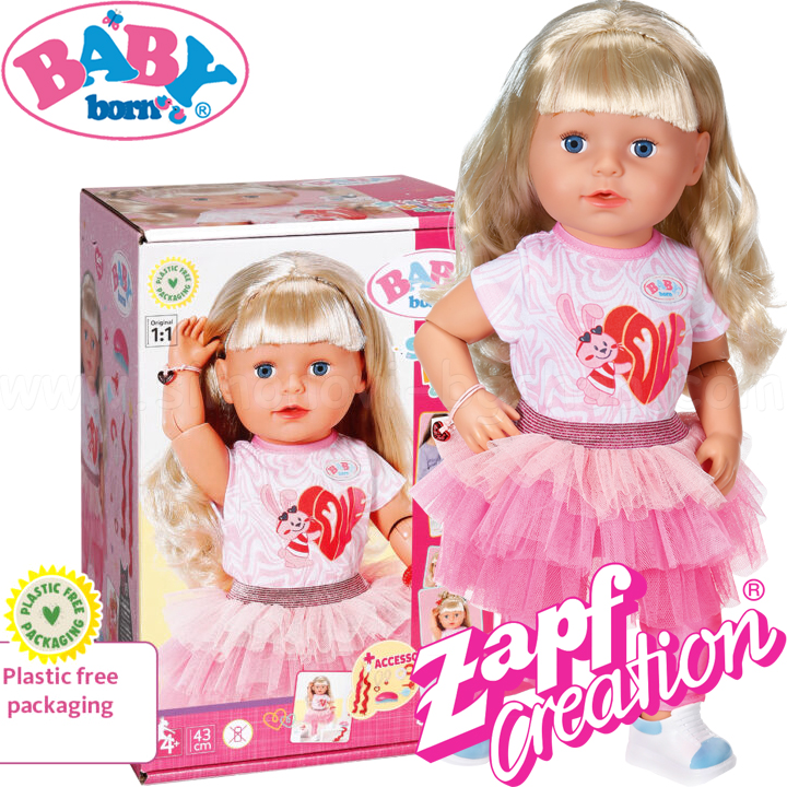 * 2023 Baby Born Sister Play & Style    43. 833018 Zap