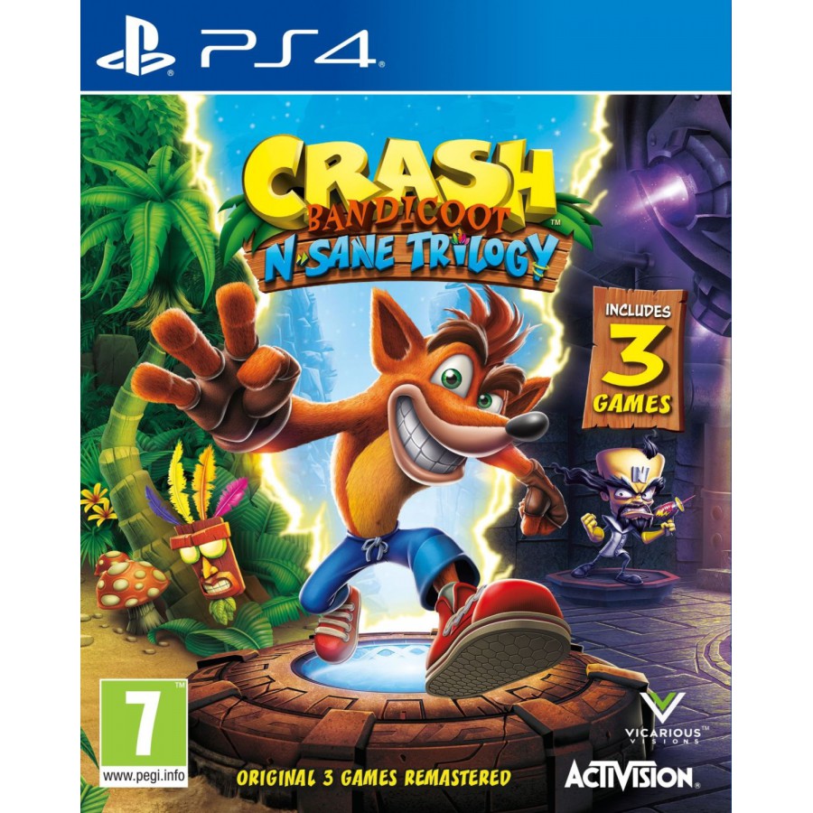 PS4   Crash Bandicoot N. Sane Trilogy