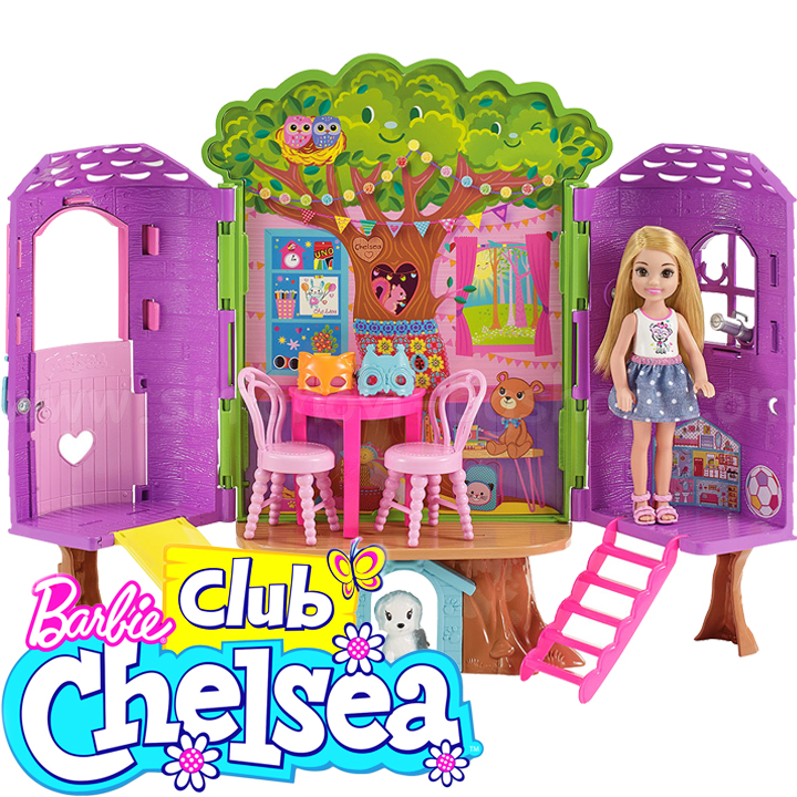 Barbie Club Chelsea Къща на дърво на Челси FPF83 Barbie Club Chelsea Къща на дърво на Челси FPF83