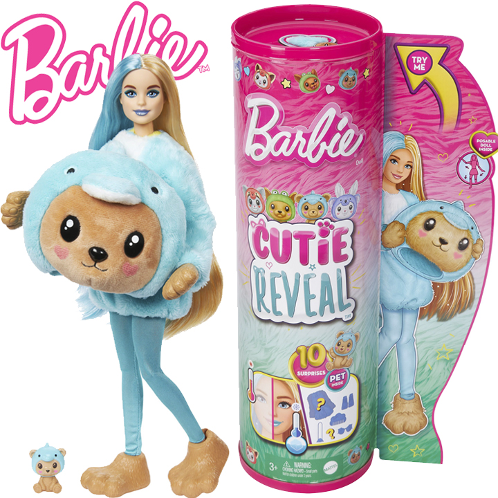 * Set Papusa Surpriza Barbie Color Cutie Reveal - Sortiment Bunny HRK25