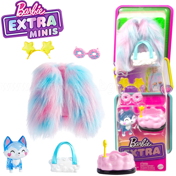 * Barbie Extra Minis™ Комплект домашен любимец с аксесоари - Котенце HDJ38
