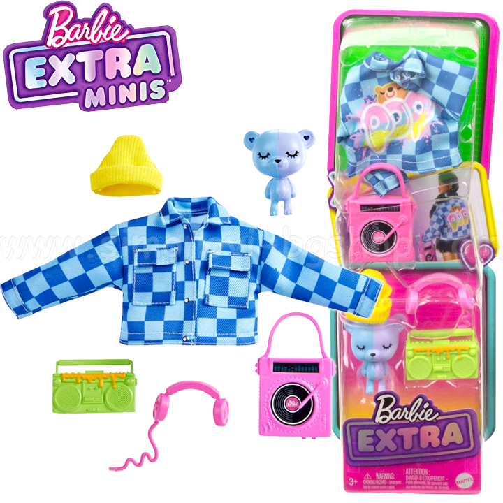 * Barbie Extra Minis™ Комплект домашен любимец с аксесоари - Меченце HDJ38