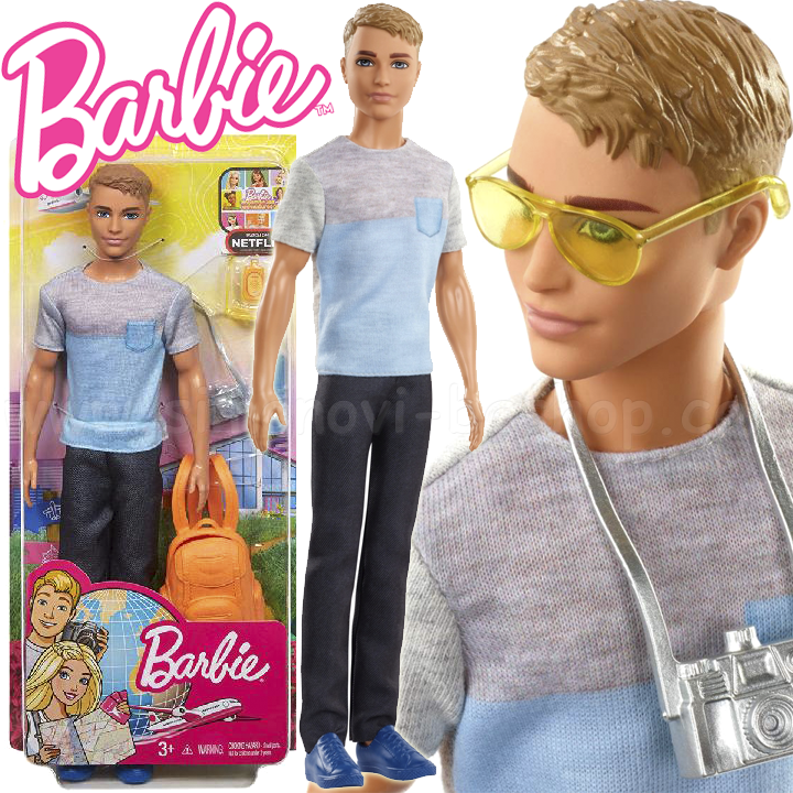 * Barbie I can be Travel Ken Doll on FWV15 Road
