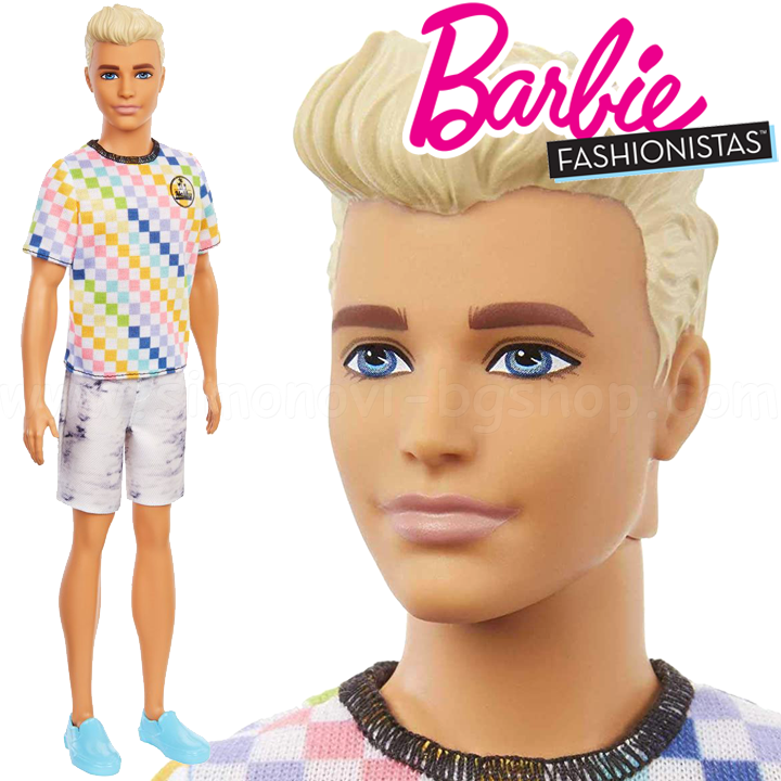 Barbie Fashionistas -   Blond Hair GRB90 Doll#174
