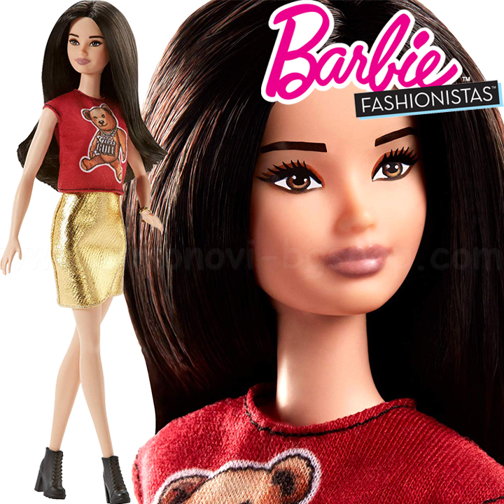 Barbie Fashionistas® Barbie doll Original Teddy Bear Flair FJF36 Barbie Fashionistas® Barbie doll Original Teddy Bear Flair FJF36