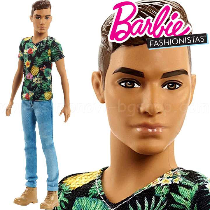 *Barbie Fashionistas® Кукла Кен Tropical Vibes FJF73 *Barbie Fashionistas® Кукла Кен Tropical Vibes FJF73