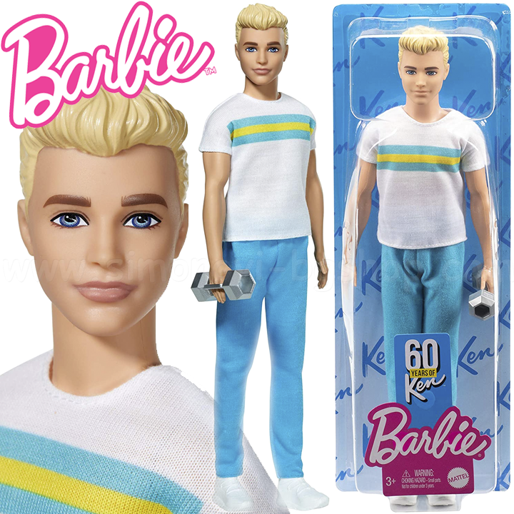 * Barbie Ken 60Th Anniversary Ken Doll Original GRB41