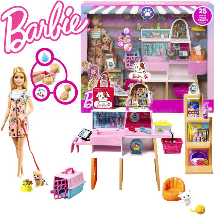 * Barbie® Магазин за домашни любимци на Барби GRG90