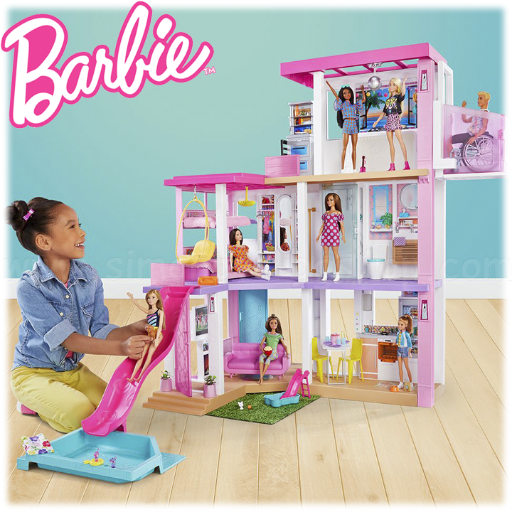 * Barbie DreamHouse® Къщата на мечтите GRG93 НАЛИЧНА
