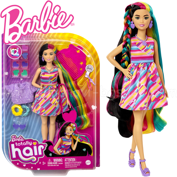 * BarbieTotally Hair        Hearts HCM90