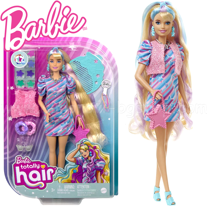 * BarbieTotally Hair        Stars HCM91