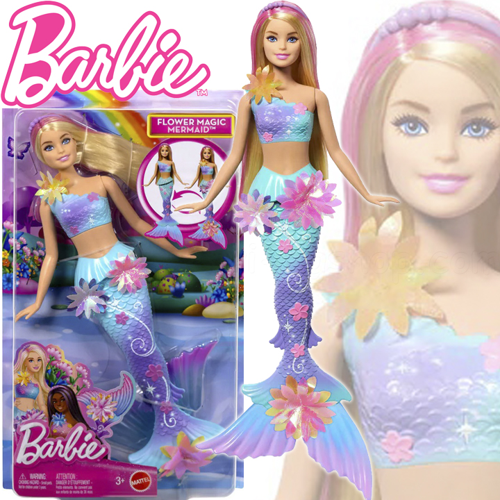 * Barbie     Flower Magic Mermaid    JDM72
