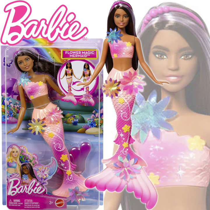 * Barbie     Flower Magic Mermaid    JDM73