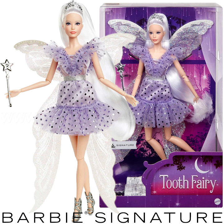 * 2023 Barbie Tooth Fairy Doll® Барби Феята на зъбките HBY16