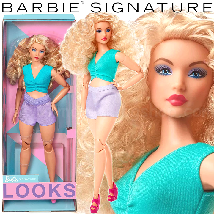 * 2023 Barbie Signature Looks HJW83 Blonde Hair Barbie Doll