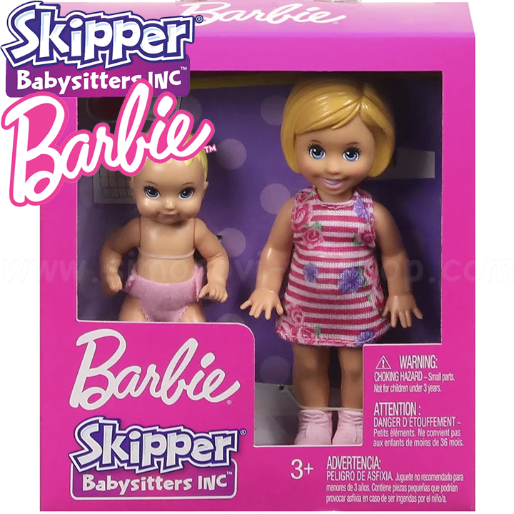 *Barbie® Skipper Babysitters Inc™ Малка кукла с бебе GFL30 Асортимент *Barbie® Skipper Babysitters Inc™ Малка кукла с бебе GFL30 Асортимент