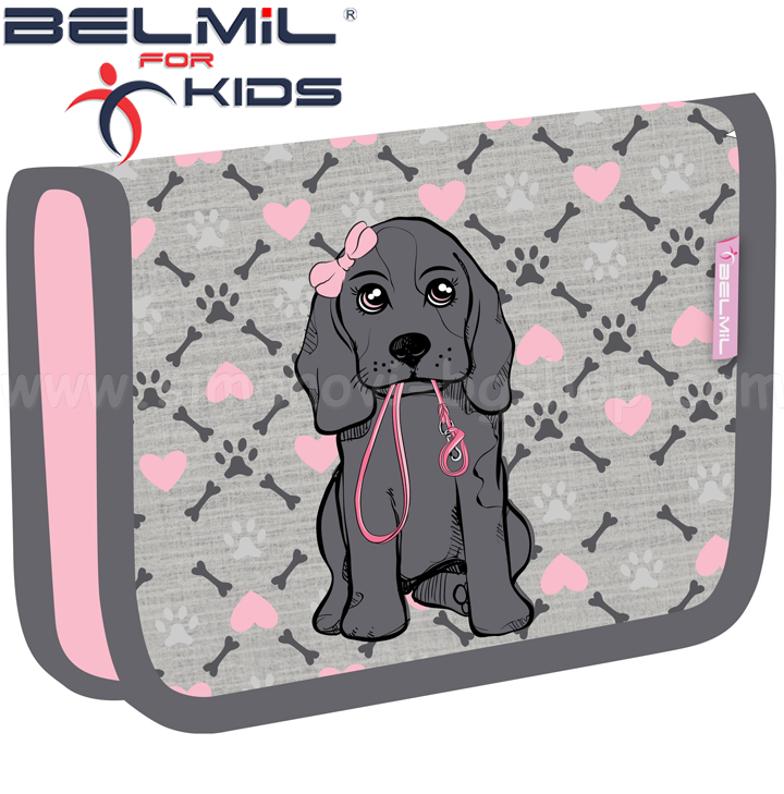 Belmil Mini-fit Student Blanket with 1 zipper I love Dog 335-74 Belmil Mini-fit Student Blanket with 1 zipper I love Dog 335-74