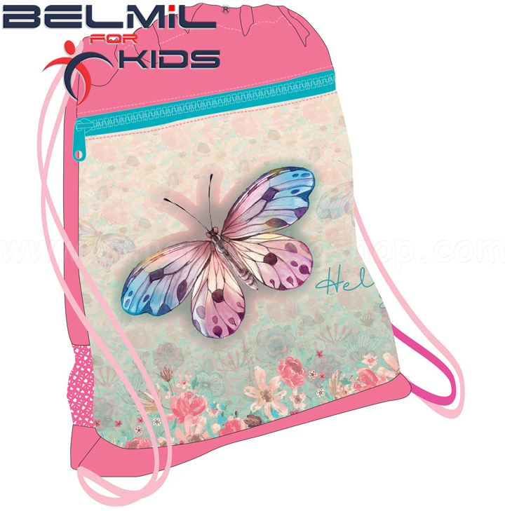 Belmil Спортна торба с връзки Hello Spring Blue 336-91 Belmil Спортна торба с връзки Hello Spring Blue 336-91