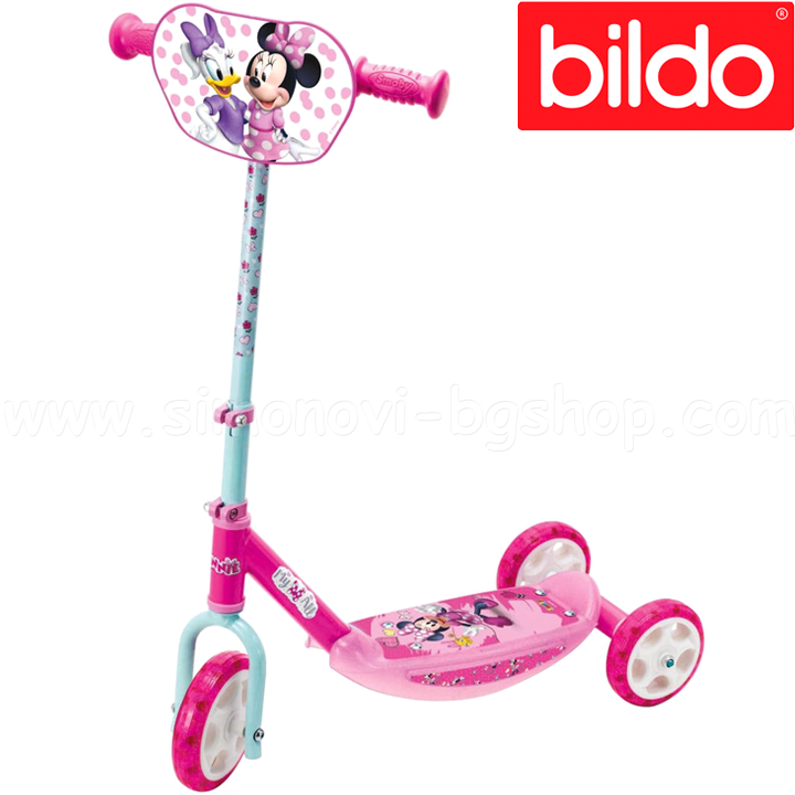 * Triciclu pentru copii cu 3 roti Bildo Minnie Mouse 1149993 * Triciclu pentru copii cu 3 roti Bildo Minnie Mouse 1149993