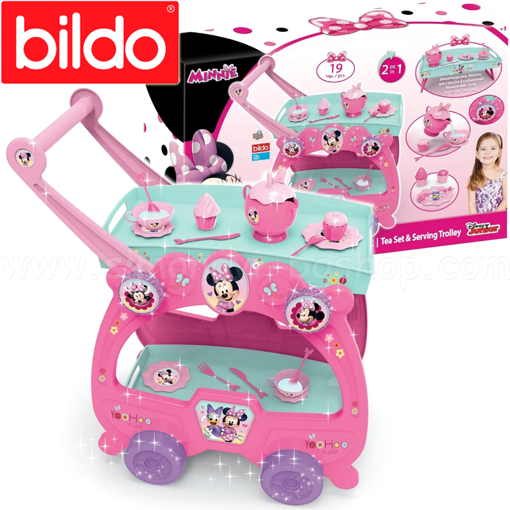 * Coș de ceai Bildo Minnie Mouse 2in1 cu accesorii 1174236 * Coș de ceai Bildo Minnie Mouse 2in1 cu accesorii 1174236