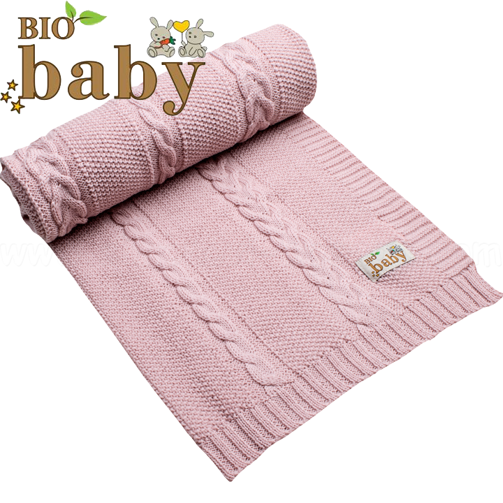 BIO Baby Бебешко одеяло от 100% мериносова вълна в розово 97218303 BIO Baby Бебешко одеяло от 100% мериносова вълна в розово 97218303