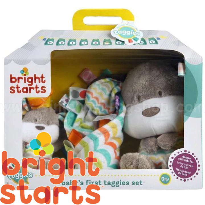 *Bright Starts    Baby's First Taggies Set
