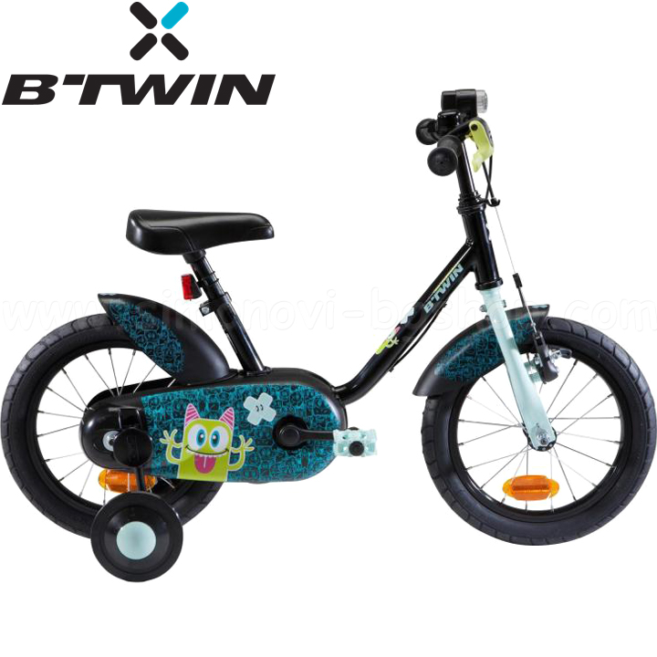 B'TWIN Детски велосипед 14'' Monster Black 8402832 B'TWIN Детски велосипед 14'' Monster Black 8402832