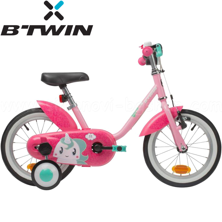 B'TWIN Детски велосипед 14'' Unicorn Pink 8371300 B'TWIN Детски велосипед 14'' Unicorn Pink 8371300