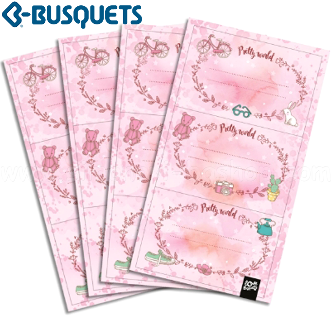 Busquets Pretty World Ученически етикети Busquets Pretty World Ученически етикети