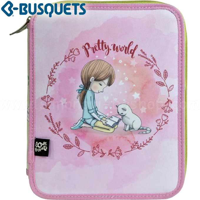 Busquets Pretty World Ученически несесер с аксесоари и две отделения Busquets Pretty World Ученически несесер с аксесоари и две отделения