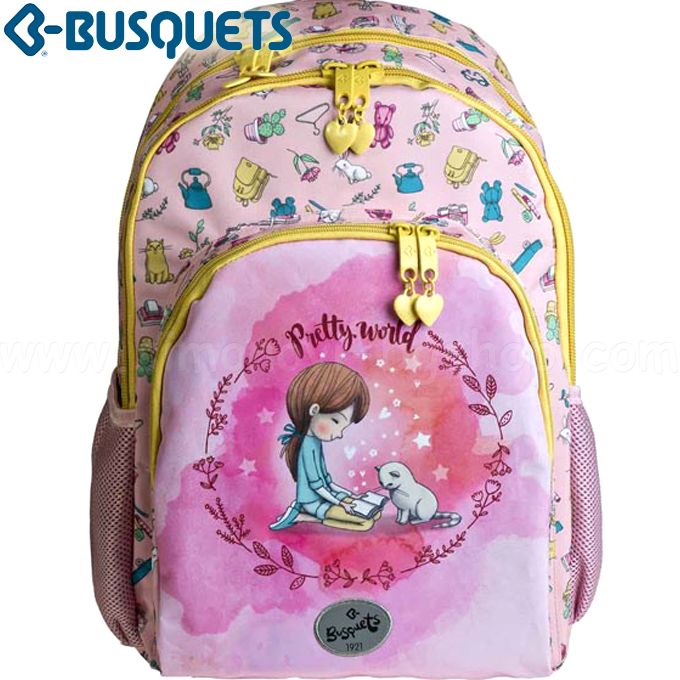 Busquets Pretty World Ученическа раница с две отделения Busquets Pretty World Ученическа раница с две отделения