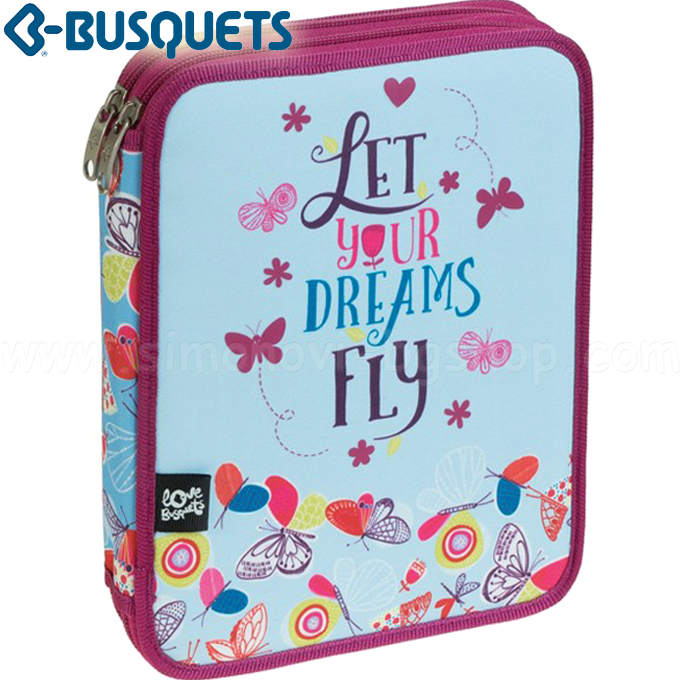 BUSQUETS Dreams Пълен несесер с два ципа 14275 BUSQUETS Dreams Пълен несесер с два ципа 14275