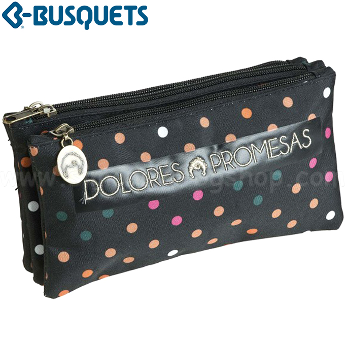 2019 Dolores Promesas Мек несесер с три ципа Busquets 324407 2019 Dolores Promesas Мек несесер с три ципа Busquets 324407