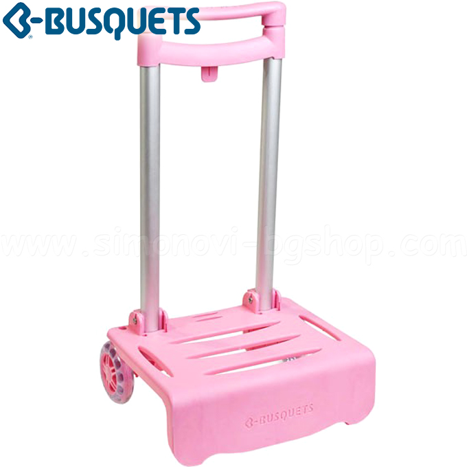 BUSQUETS - Тролей за раница с дръжка Pink BUSQUETS - Тролей за раница с дръжка Pink