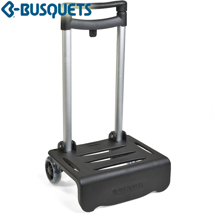 BUSQUETS Тролей за раница с дръжка Black BUSQUETS Тролей за раница с дръжка Black