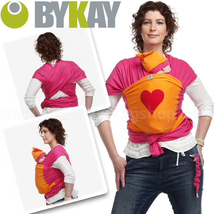 ByKay Baby Sling - Color Fuchsia scarf size L (30060L)