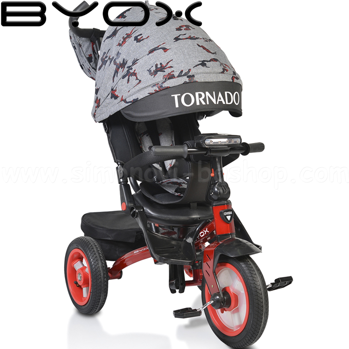 Byox Триколка Tornado с музикално табло Red Byox Триколка Tornado с музикално табло Red