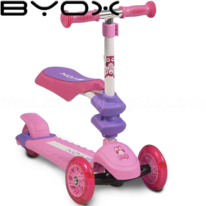 Byox Детска тротинетка Pop Pink Byox Детска тротинетка Pop Pink