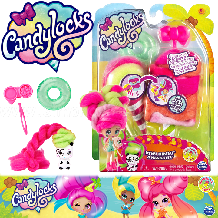 * Candylocks Papusa draguta cu animal de companie Kiwi Kimi & Hank-Ster 6056250