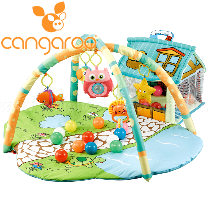 * Cangaroo Gimnastica activă "Happy Farm" Verde