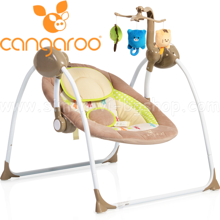 Cangaroo Бебешка люлка Baby Swing+ Сappuccino Cangaroo Бебешка люлка Baby Swing+ Сappuccino
