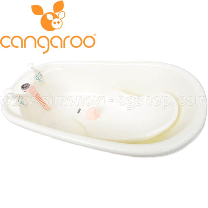 Cangaroo Бебешка вана с аксесоари Bubble Pink Cangaroo Бебешка вана с аксесоари Bubble Pink