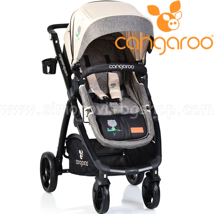 Cangaroo Комбинирана детска количка Stefanie 2в1 Beige Cangaroo Комбинирана детска количка Stefanie 2в1 Beige