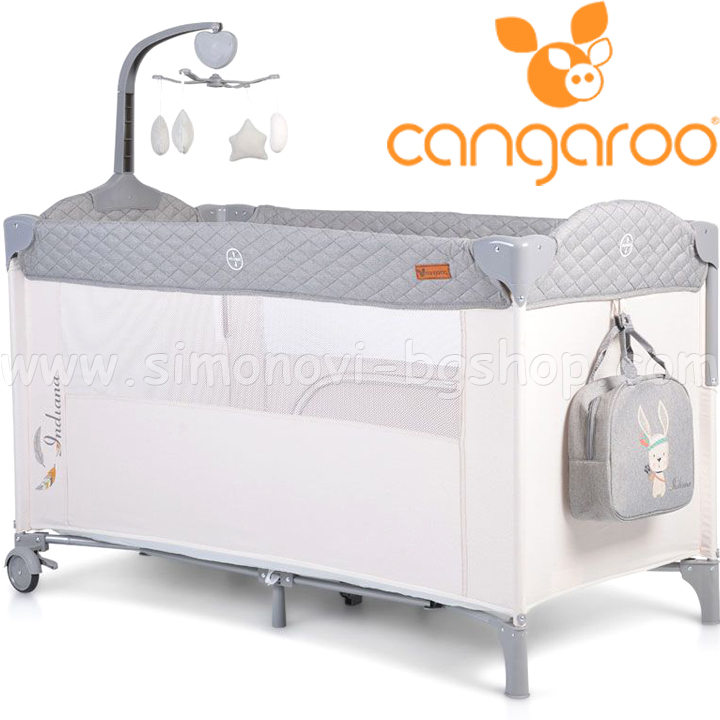 Cangaroo Two-level cot with falling processing Indiana Gray 108460