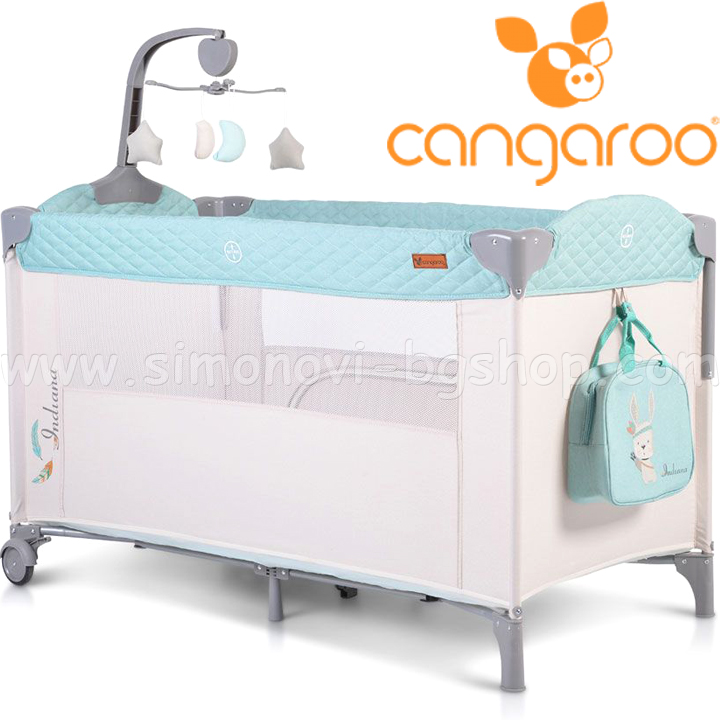 Cangaroo Two-level cot with falling processing Indiana Menta 108458