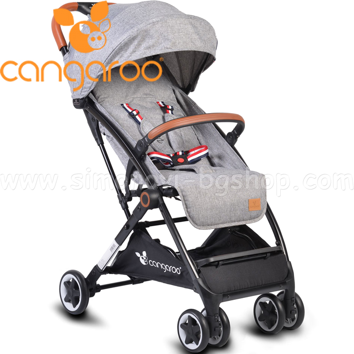 2020 Cangaroo Лятна количка Paris Grey 2020 Cangaroo Лятна количка Paris Grey