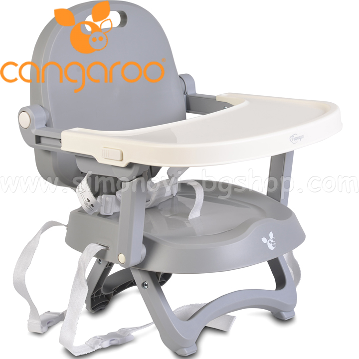 Cangaroo Повдигащо столче за хранене Papaya Grey Cangaroo Повдигащо столче за хранене Papaya Grey