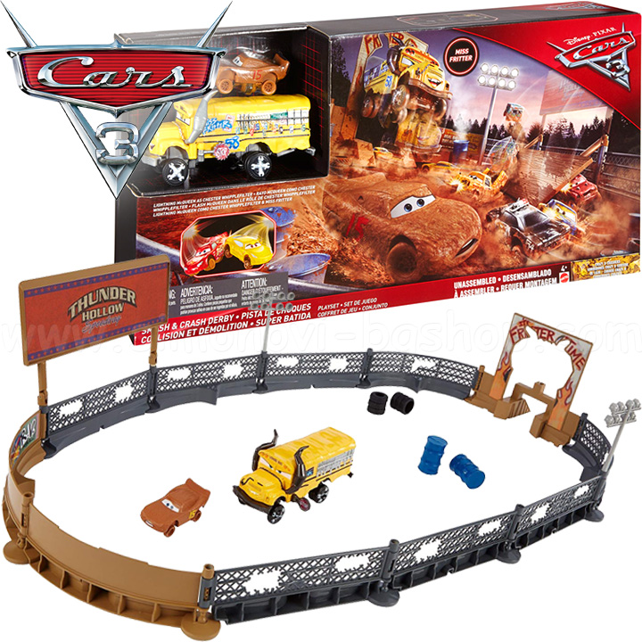 *Cars 3 Писта Колите Smash and Crash Derby DXY95 Mattel *Cars 3 Писта Колите Smash and Crash Derby DXY95 Mattel