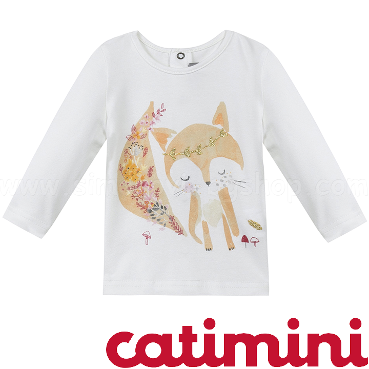 Catimini Children's blouse with fox 1-36m. CI10031