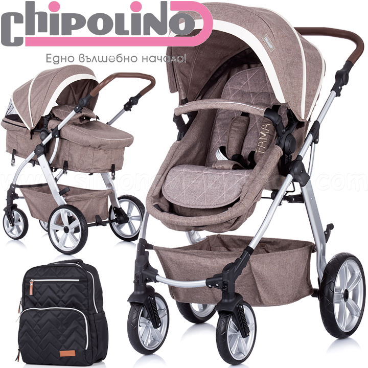 *2020 Chipolino Комбинирана количка Fama/Фама Mocca KKFA02002MO *2020 Chipolino Комбинирана количка Fama/Фама Mocca KKFA02002MO